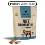 Vital Essentials VITAL ESSENTIALS 貓糧 凍乾脫水生肉糧 迷你肉餅 牛肉+雞肉 3.75oz (691005) (賞味期限 2026.12.05)