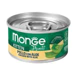 Monge Monge 貓罐頭 清新鮮果系列 幼貓配方 雞肉蘆薈 80g (MO3352) MO3352