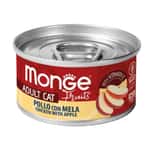 Monge Monge 貓罐頭 清新鮮果系列 成貓配方 雞肉蘋果 80g (MO3345) (新舊包裝隨機發貨)
