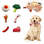 【CANIDAE CANIDAE Exchange item】HelloDOG 玩具嚴選 狗狗嗶嗶發聲玩具 仿真食物 1件 (隨機款)