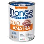 Monge Monge 狗罐頭 單一蛋白系列 鴨肉 400g (MO4434) (新舊包裝隨機發貨)