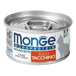 Monge Monge 貓罐頭 單一蛋白系列 火雞 80g (MO7153) (新舊包裝隨機發貨) 