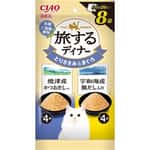 CIAO 貓濕糧 旅之風味 焼津産鰹魚湯入 宇和島海産鯛魚湯入 30g (IC-166) 貓罐頭 貓濕糧 CIAO 寵物用品速遞