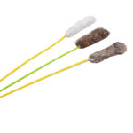 【 礦物貓砂 換購品】HelloDOG 玩具嚴選 天然絨兔毛逗貓棒 1支 (顏色隨機)