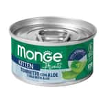 Monge Monge 貓罐頭 清新鮮果系列 幼貓配方 吞拿魚蘆薈 80g (MO3291) (新舊包裝隨機發貨)