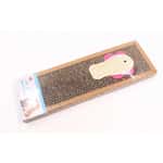 【Fussie Cat 豆腐貓砂 換購品】HelloDOG 玩具嚴選 瓦楞紙貓抓板 長方形老鼠或魚造型 小號 (37x12x2cm)