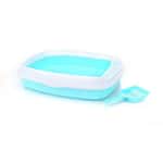 貓砂盆 單層貓砂盆 有腳踏 (顏色隨機)