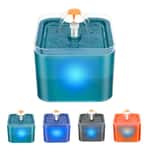 飲食用具 Billipets ⼩花寵物飲⽔器 27cm x 24cm x 18.3cm (顔色隨機) (NS-17072)