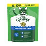 Greenies Greenies貓齒靈 貓零食 潔齒餅 Tempting Tuna Flavor 吞拿魚 4.6OZ (10205272) (GR204) (新舊包裝隨機發貨)