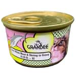 貓罐頭 GRANDEE 貓罐頭 吞拿魚+蝦 80g