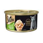 Sheba Sheba 日系貓罐頭 白身魚/吞拿 及嫩雞(湯汁) 85g (60018007)