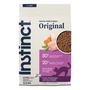 Instinct Dry Cat Food ORIGINAL Grain-Free Recipe with Real Rabbit 10lb (658603) pet shop