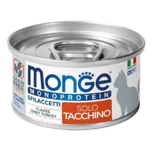 Monge Monge 貓罐頭 單一蛋白系列 火雞 80g (MO7153) (新舊包裝隨機發貨)