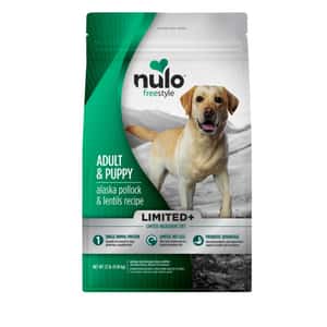 狗糧 Nulo Freestyle 無穀物狗糧 單一蛋白 低敏幼犬及成犬配方 鱈魚+扁豆 22lb (51LW22)