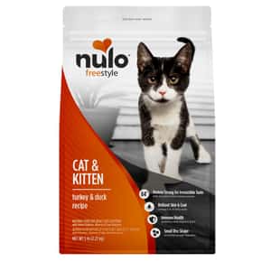 貓糧 Nulo Freestyle 無穀貓糧及幼貓乾糧 火雞+鴨肉配方 5lb (61KT05)