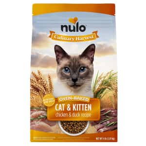 貓糧 NULO Culinary Harvest (OVEN-BAKED) 猫粮 幼貓及成貓配方 鸡肉+鸭肉 10lb (41BC10)