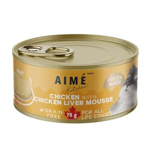 AIME Kitchen AIME Kitchen 貓罐頭 無穀物慕絲營養貓罐 殿堂主食系列 雞肉雞肝慕絲 75g (TLM75)