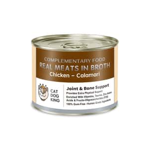貓犬王 貓犬王 貓狗罐頭 真肉上湯貓狗能量罐 魷魚及雞肉 170g (CDK2082)