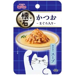 日清 日本Petline 懷石軟包貓零食 濃湯鰹魚+鮪魚 40g (PL-KSR-9)