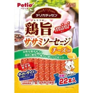 Petio Petio 狗零食 雞旨 迷你香腸 雞肉+芝士味 22條裝 (80505341)