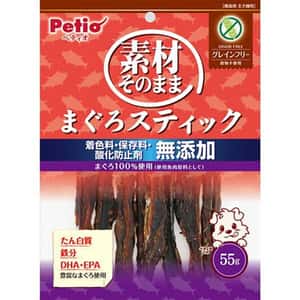 Petio Petio 狗零食 無添加 原條風乾吞拿魚棒 無穀物 55g (90503156)
