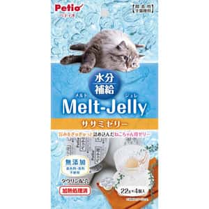 Petio Petio 貓零食 無添加 保健補水 雞柳肉啫喱 22gx4粒 (90603582)