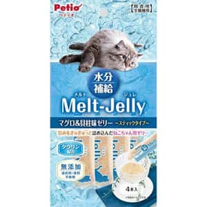 Petio Petio 貓零食 無添加 保健補水 吞拿魚+扇貝 唧唧果凍棒 4條裝 (80605705)