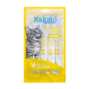 Kakato Kakato 貓零食 功能保健肉泥 腎臟日常保健 走地雞味 15g×4條/包 (SK0967THK) (贈品)