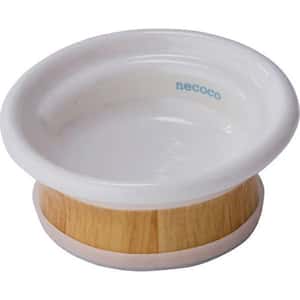 飲食用具 Petio necoco 貓用 木紋陶瓷傾斜碗 濕糧專用 (81602803)