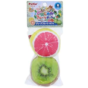 其他 Petio 貓用 熱帶水果貓草玩具球 西柚&奇異果 2個裝 (91603100)