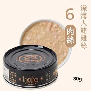 貓罐頭 Hojja 賀家 貓罐頭 無榖物主食罐 #6 深海大鮪雞絲 Tuna Shredded Chicken 80g (90403738)