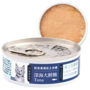 貓罐頭 Hellopet 哩賀毛孩 貓罐頭 輕營養機能主食罐 深海大鮮鮪 Tuna 80g (90403746)