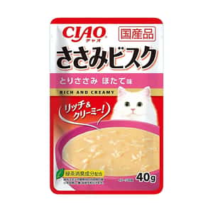 CIAO CIAO 貓濕糧 濃湯軟包 雞肉+帶子味 40g (IC-359)