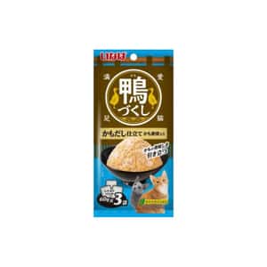 CIAO CIAO 貓濕糧 日本INABA 全鴨宴軟包 鴨肉 鴨高湯煮 鴨軟骨入 60g×3入 (QCR-102)