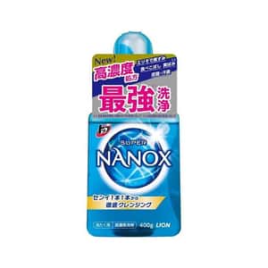 主人生活用品雜貨-日本獅王LION-Super-Nanox-納米樂頂級超濃縮洗衣液-400g-藍-洗衣用品-寵物用品速遞