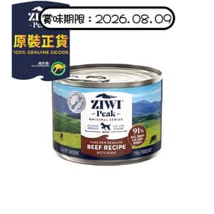 ZiwiPeak 狗罐頭 牛肉配方 Beef Recipe 170g (CDB170) (賞味期限 2026.08.09) 狗罐頭 狗濕糧 ZiwiPeak 寵物用品速遞