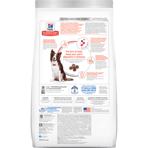 Hills Dry Dog Food Prefect Digestion Canine Adult 1+ Chicken, Brown Rice & Whole Oats 3.5lb (606857) (圖片3)