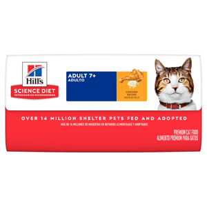 Hills Hills 貓糧 高齡貓配方 Adult 7+ 3.5kg/7lbs 5kg  背面圖