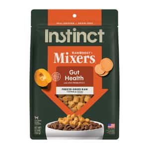 Instinct 狗糧 功能性系列 凍乾肉粒 腸道健康 12.5oz (601227) (新舊包裝隨機發貨) 狗糧 Instinct 本能 寵物用品速遞