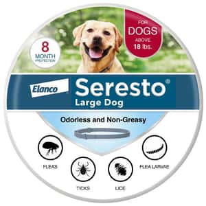 更多其他寵物用品品牌 Bayer Seresto Flea & Tick Collar Large Dog over 8kg / Above 18lbs (英版/美版)