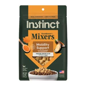 狗糧 Instinct 狗糧 功能性系列 凍乾肉粒 活力健康 5.5oz (601326) (新舊包裝隨機發貨)