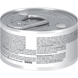Hills Canned Food Perfect Weight Vegetable & Turkey Medley Cat Food for Adult Cat 2.9oz (圖片3)