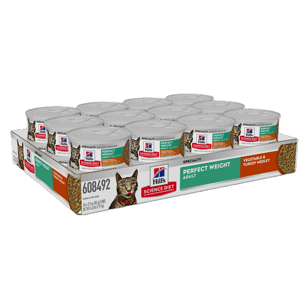 Hills Canned Food Perfect Weight Vegetable & Turkey Medley Cat Food for Adult Cat 2.9oz (圖片4)
