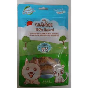 GRANDEE 貓零食 GRANDEE 香港製造 天然風乾小食 泰國鱷魚肉 50g (貓犬用)