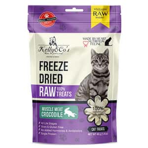 其他 貓零食 Kelly & Co's 貓零食 脫水凍乾小食 鱷魚肉 40g