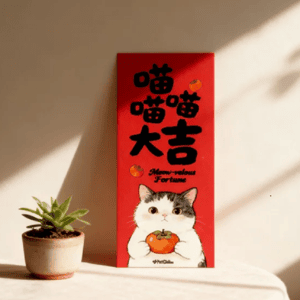 寵物吉祥揮春 貓貓款 款式隨機 (非賣品) (圖片4)