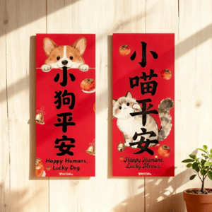 寵物吉祥揮春 狗狗款 款式隨機 (非賣品) (圖片4)