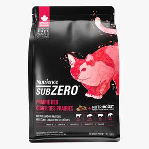 Nutrience Nutrience SUBZERO 無穀物貓糧 全貓配方 凍乾脫水鮮牛肝配紅肉及海魚 4lbs 1.8kg (C2907C) (紅黑)