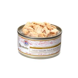 Astkatta Astkatta 貓罐頭 80g 黃鰭吞拿銀三文魚主食罐(尊享肉絲罐) (P00197)