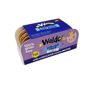 貓罐頭 Waldo! 貓罐頭 主食罐 蟹味 6x30g (HF00204)